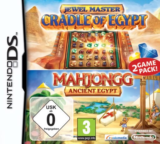 Download 2 Games in 1 – Jewel Master – Cradle of Egypt + Mahjongg – Ancient Egypt (Europe) (En,Fr,De,Es,It,Nl) Nintendo DS ROM