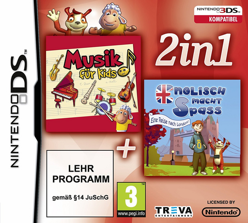 Download 2 in 1 – Music for Kids + Englisch Macht Spass – Eine Reise nach London! (Europe) (En,De) (NDSi Enhanced) Nintendo DS ROM