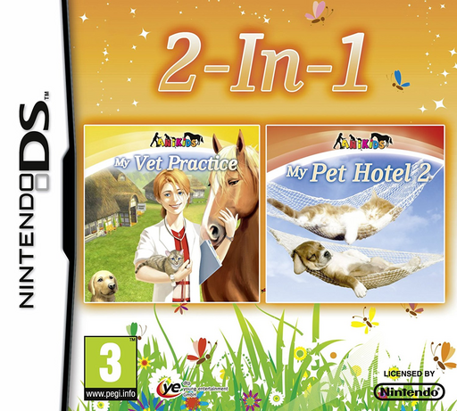 Download 2 in 1 – My Pet Hotel 2 + My Vet Practice – In the Country (Europe) (Fr,De) Nintendo DS ROM