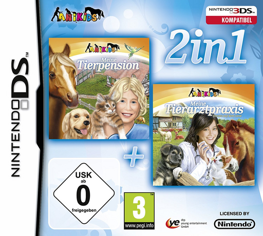 Download 2 in 1 – My Pet Hotel + My Vet Practice – In the Country (Europe) (En,Fr,De) Nintendo DS ROM