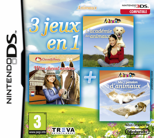 Download 3 in 1 – My Riding Stables + My Pet School + My Western Horse (Europe) (Fr,De,It) Nintendo DS ROM