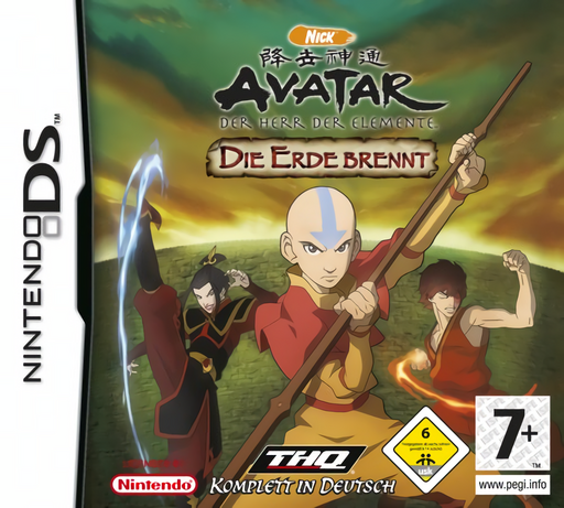 Download Avatar – Der Herr der Elemente – Die Erde Brennt (Germany) Nintendo DS ROM