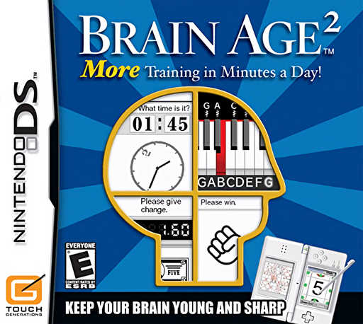Download Brain Age 2 – More Training in Minutes a Day! (USA) (En,Fr,Es) Nintendo DS ROM