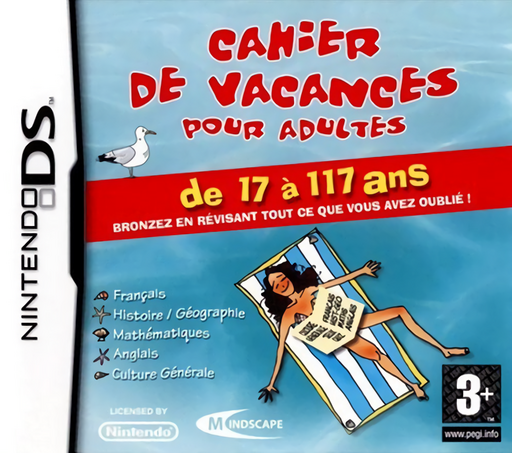 Download Cahier de Vacances pour Adultes (France) Nintendo DS ROM