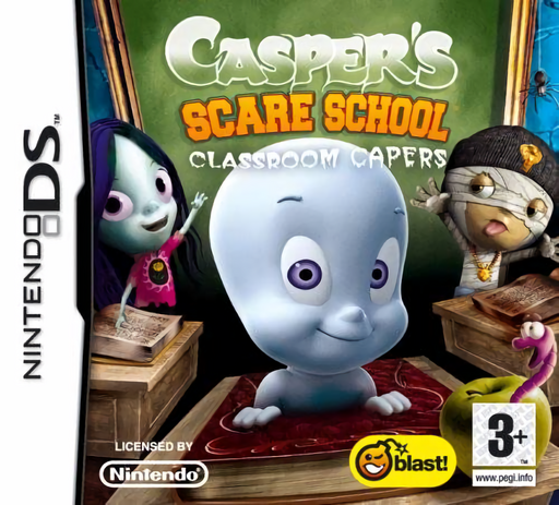 Download Casper’s Scare School – Classroom Capers (Europe) (En,Fr,De,Es,It,Nl,Pt,Sv,No,Da,Fi) Nintendo DS ROM