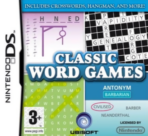 Download Classic Word Games (Europe) (NDSi Enhanced) Nintendo DS ROM