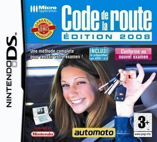 Download Code de la Route – Edition 2008 (France) Nintendo DS ROM