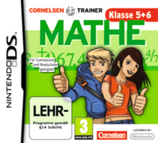 Download Cornelsen Trainer – Mathe – Klasse 5 + 6 (Europe) (En,De) Nintendo DS ROM