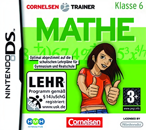 Download Cornelsen Trainer – Mathe – Klasse 6 (Europe) (En,De) Nintendo DS ROM