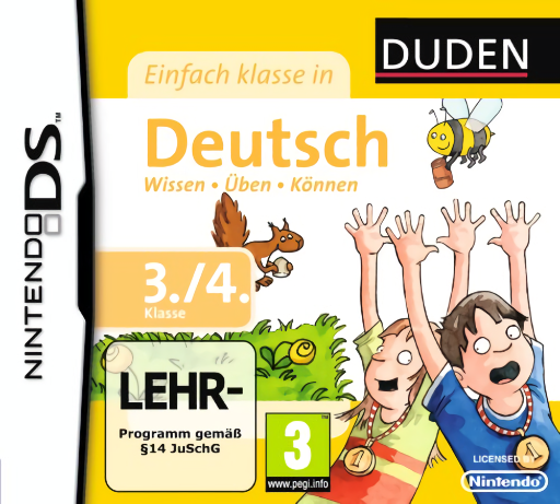 Download Duden – Einfach Klasse in Deutsch – 3. und 4. Klasse (Germany) Nintendo DS ROM
