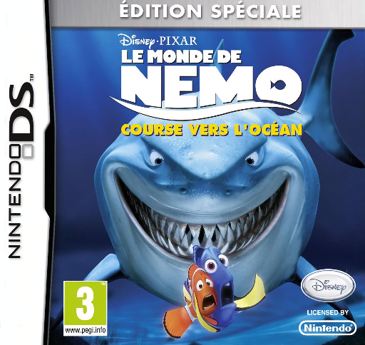 Download Finding Nemo – Escape to the Big Blue – Special Edition (Europe) (Fr,De,It,Nl) Nintendo DS ROM