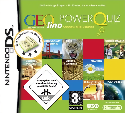 Download GEOlino PowerQuiz – Wissen fuer Kinder (Germany) Nintendo DS ROM