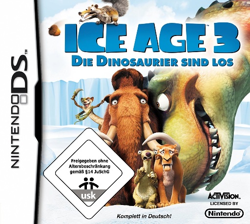 Download Ice Age 3 – Dawn of the Dinosaurs (Europe) (De,Es) Nintendo DS ROM