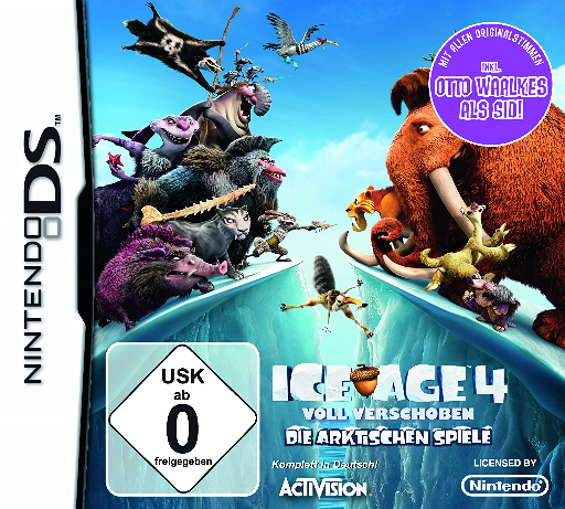 Download Ice Age 4 – Continental Drift – Arctic Games (Europe) (De,Es) Nintendo DS ROM