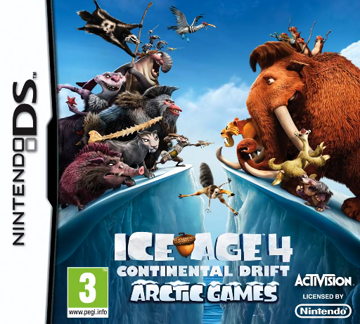 Download Ice Age 4 – Continental Drift – Arctic Games (Europe) (En,Sv) Nintendo DS ROM