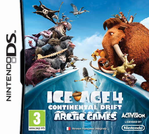 Download Ice Age 4 – Continental Drift – Arctic Games (Europe) (Fr,Nl) Nintendo DS ROM