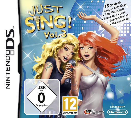 Download Just Sing! – Vol. 3 (Europe) (En,Fr,De) (NDSi Enhanced) Nintendo DS ROM