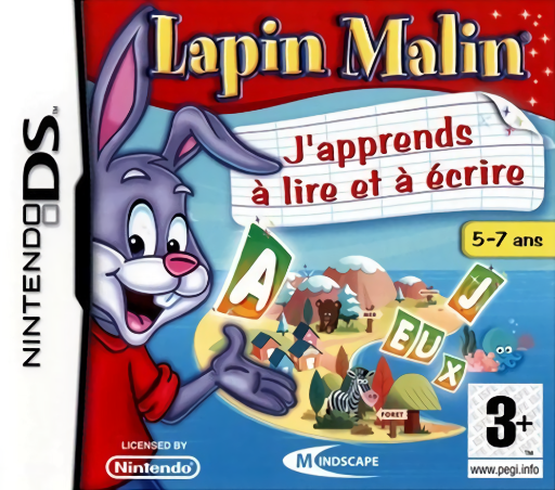 Download Lapin Malin – J’Apprends a Lire et a Ecrire (France) Nintendo DS ROM