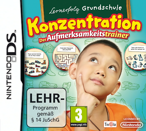 Download Lernerfolg Grundschule – Konzentration – Der Aufmerksamkeitstrainer (Europe) (En,De,Tr) Nintendo DS ROM