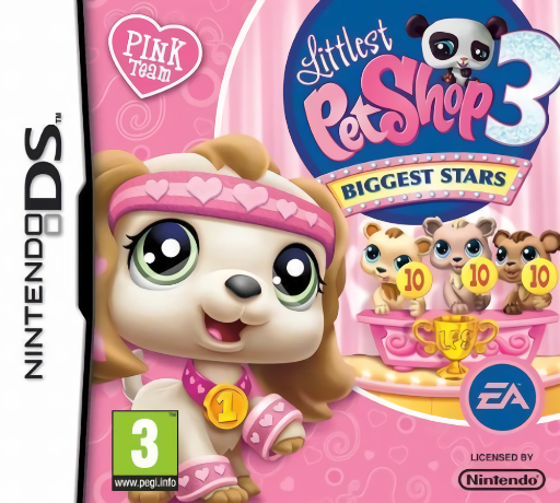 Download Littlest Pet Shop 3 – Biggest Stars – Pink Team (Europe) (En,Pt,Sv,No,Da,Fi) Nintendo DS ROM