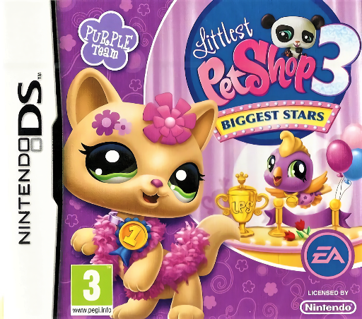 Download Littlest Pet Shop 3 – Biggest Stars – Purple Team (Europe) (En,Pt,Sv,No,Da,Fi) Nintendo DS ROM