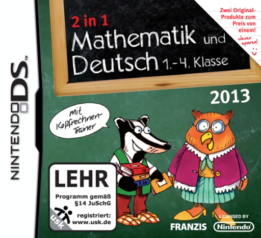 Download Mathematik und Deutsch 1.-4. Klasse 2013 (Germany) Nintendo DS ROM