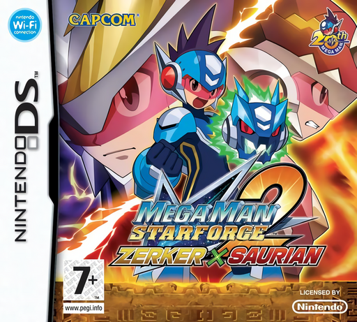 Download Mega Man Star Force 2 – Zerker x Saurian (Europe) (En,Fr,De,Es,It) Nintendo DS ROM