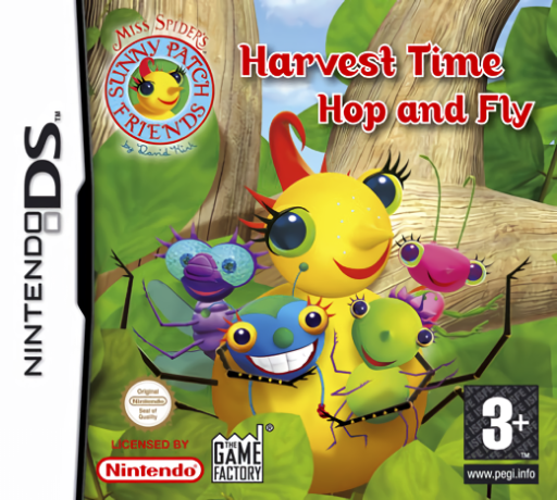 Download Miss Spider’s Sunny Patch Friends – Harvest Time Hop and Fly (Europe) (En,Fr,De,Es,It,Nl) Nintendo DS ROM