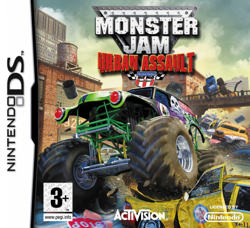 Download Monster Jam – Urban Assault (Europe) (En,Fr,De,Es,It) Nintendo DS ROM