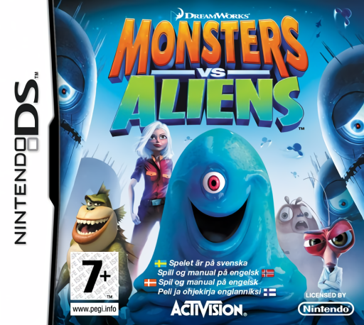 Download Monsters vs Aliens (Europe) (En,Fr,Nl,Sv) Nintendo DS ROM