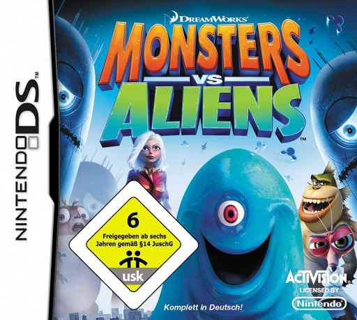 Download Monsters vs Aliens (Germany) Nintendo DS ROM