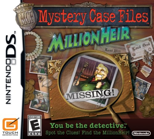 Download Mystery Case Files – MillionHeir (USA) (En,Fr,Es) Nintendo DS ROM
