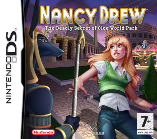 Download Nancy Drew – The Deadly Secret of Olde World Park (Europe) (En,Fr,De,Es,It) Nintendo DS ROM