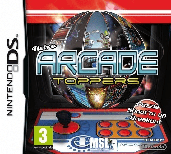 Download Retro Arcade Toppers (Europe) Nintendo DS ROM
