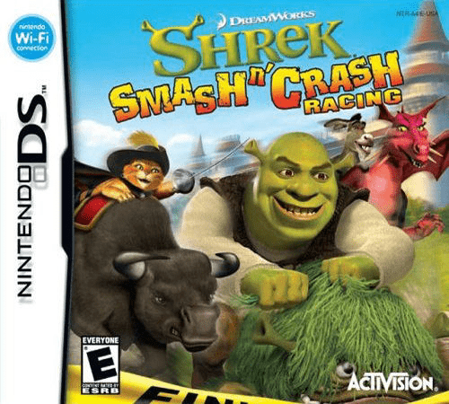 Download Shrek – Smash n’ Crash Racing (Europe) (En,Fr,De,Es,It) Nintendo DS ROM