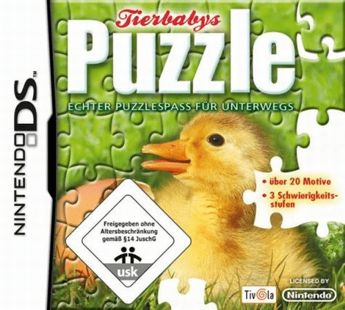 Download Tierbabys Puzzle – Echter Puzzlespass fuer Unterwegs (Europe) (En,Fr,De,Es,It) Nintendo DS ROM