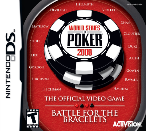 Download World Series of Poker 2008 – The Official Video Game – Battle for the Bracelets (USA) Nintendo DS ROM
