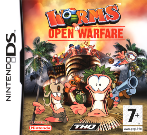 Download Worms – Open Warfare (Europe) (En,Fr,De,Es,It) Nintendo DS ROM